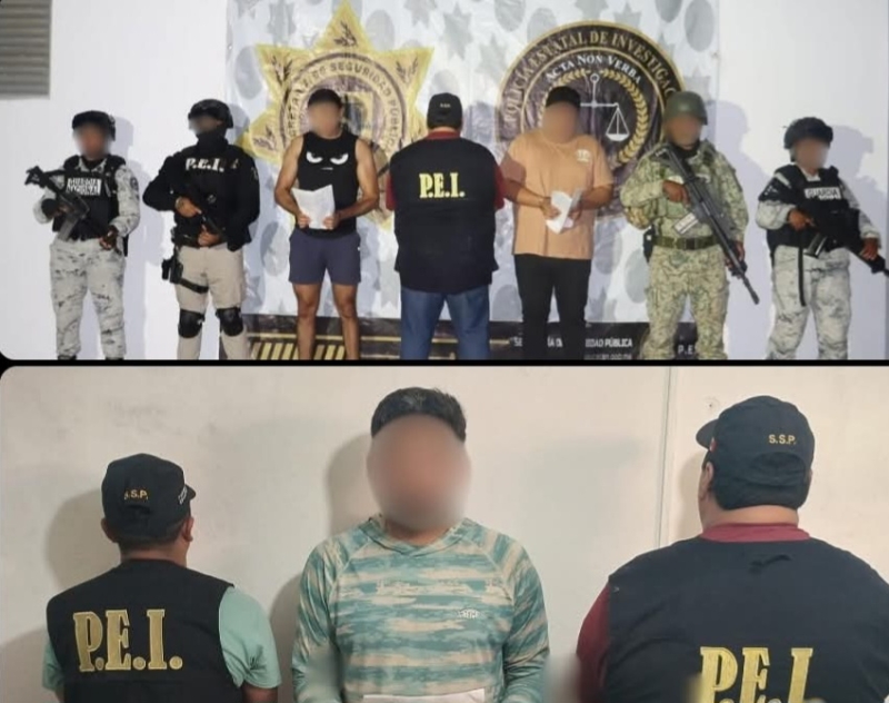 Caen 3 sujetos por robo de camioneta en Mérida