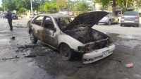 Arde Sentra en el centro de Kanas&iacute;n