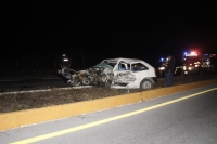 Encontronazo en la M&eacute;rida-Chetumal deja un muerto y un herido