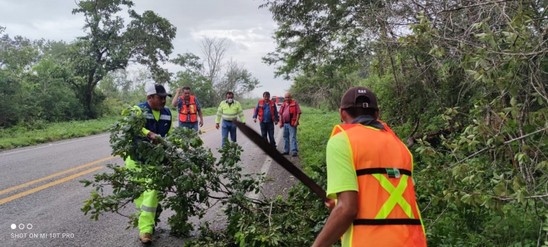 Paso de “Grace” no deja afectaciones relevantes en carreteras