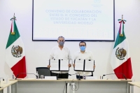 Congreso local y la Modelo firman convenio de colaboraci&oacute;n