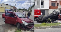 Matrimonio protagoniza por separado dos siniestros viales&nbsp;