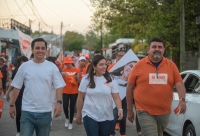 Vida G&oacute;mez realiza campa&ntilde;a en el centro de M&eacute;rida