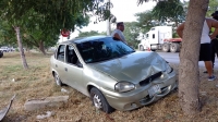 Falla mec&aacute;nica ocasiona siniestro vial en Perif&eacute;rico de M&eacute;rida
