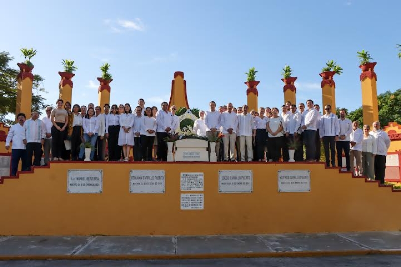 Conmemoran 100 años del asesinato de Felipe Carillo Puerto