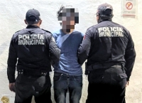 Detienen a presunto ladrón en Progreso