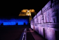 Alistan nuevos espect&aacute;culos de luz y sonido en Uxmal y Dzibilchalt&uacute;n