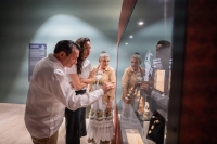 Inaugura Díaz  Mena museo en Dzibilchaltún