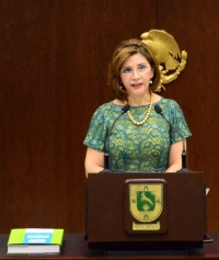 Imagen de archivo de la titular del INAIP