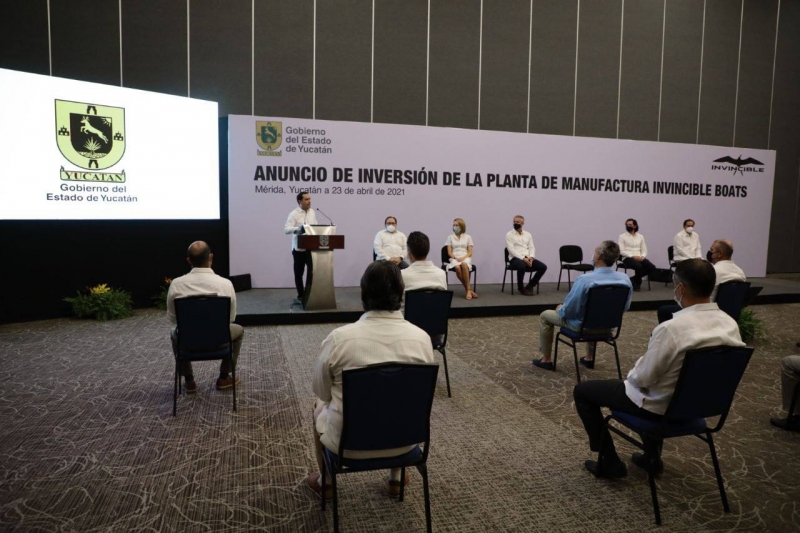 Anuncian millonaria inversión privada en planta de botes de recreo