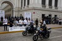 Despliegan operativo de seguridad en Centro Hist&oacute;rico de M&eacute;rida