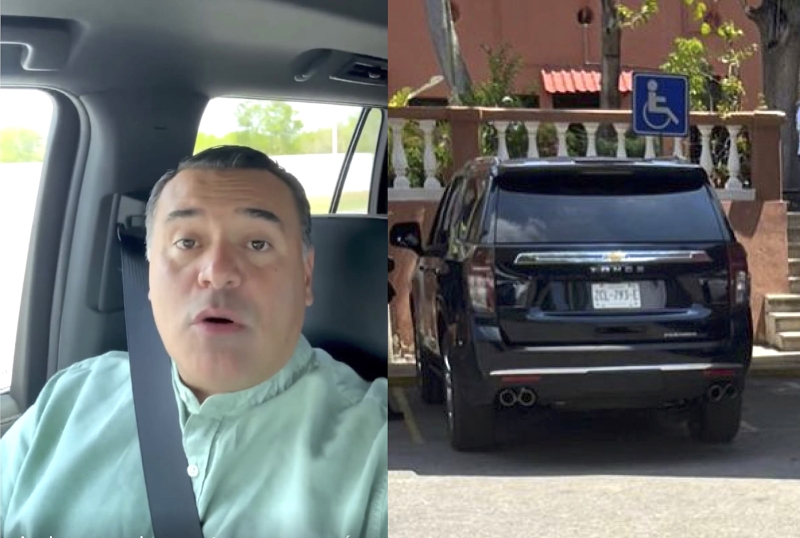 Renán Barrera se pasea en “camionetón” de casi 2 millones de pesos