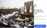 Se cae la página web del Congreso de Yucatán 