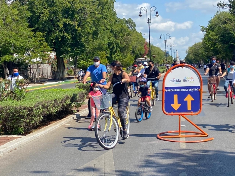 Vuelve la Biciruta al Paseo Montejo