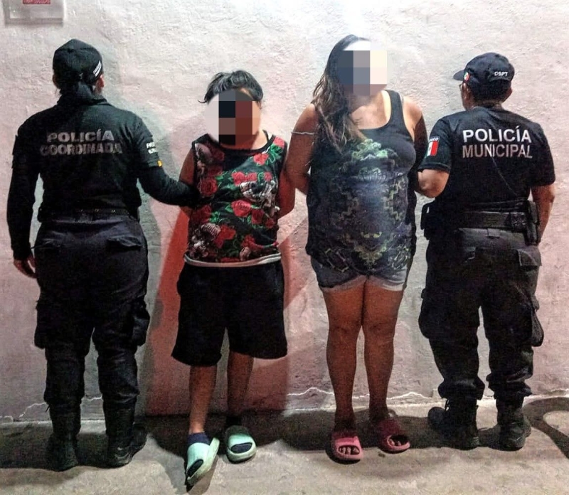 Mujeres tunden a hombre en Progreso