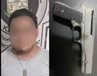Un detenido y réplica de arma asegurada deja disturbio entre vecinos