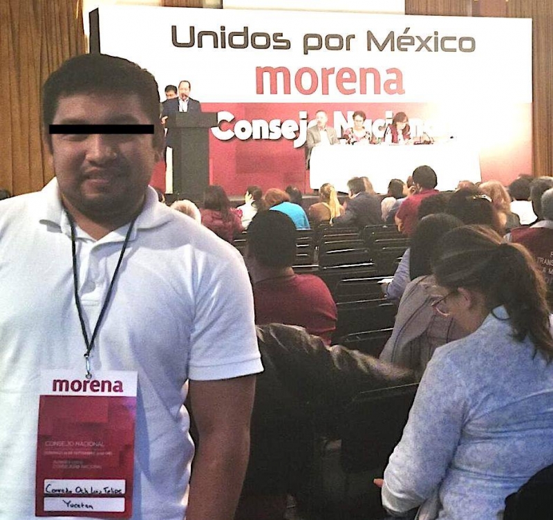 Secretario de Organización de Morena-Yucatán, acusado de presunta violación