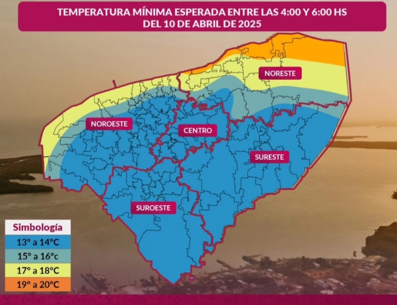 Prevén frío amanecer este jueves